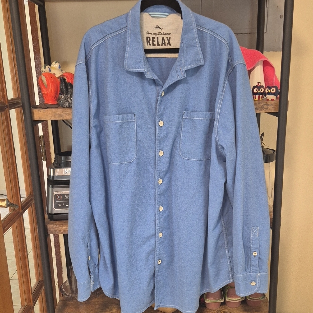 Tommy Bahama RELAX Brushed Cotton Flannel Shirt